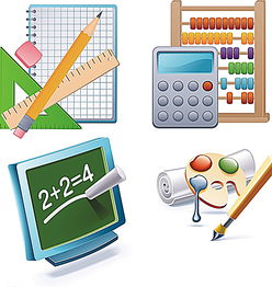 学习用品黑板设计素材 高清CDR图片素材助力创意教学